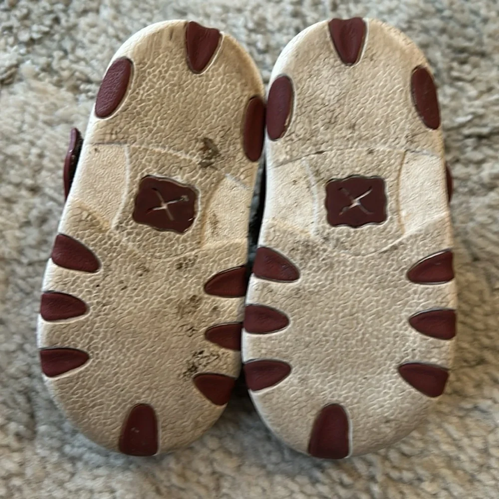 Twisted X Red Aztec Baby & Walker Shoes